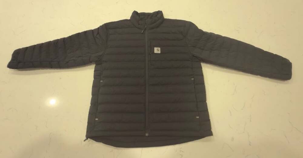 Carhartt LWD Relaxed Fit Stretch Insulated Jacket Black Large 0J6013-M